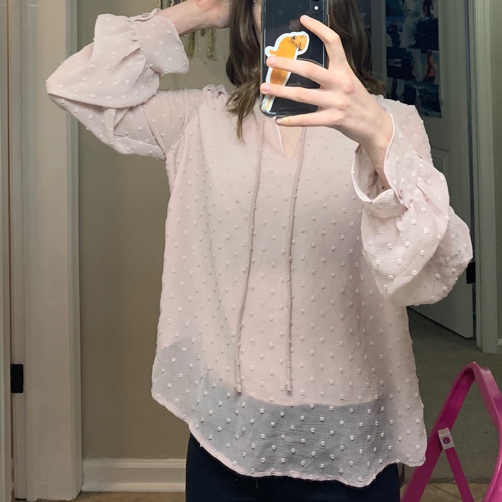 PAPERCRANE BLOUSE MEDIUM PINK